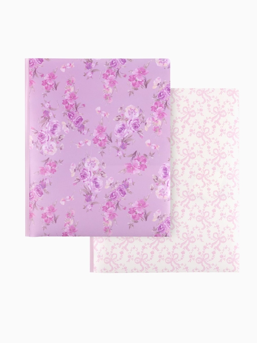 LoveShackFancy x Yoobi Happy Thoughts & Coquette Bow 2 Pack Folders